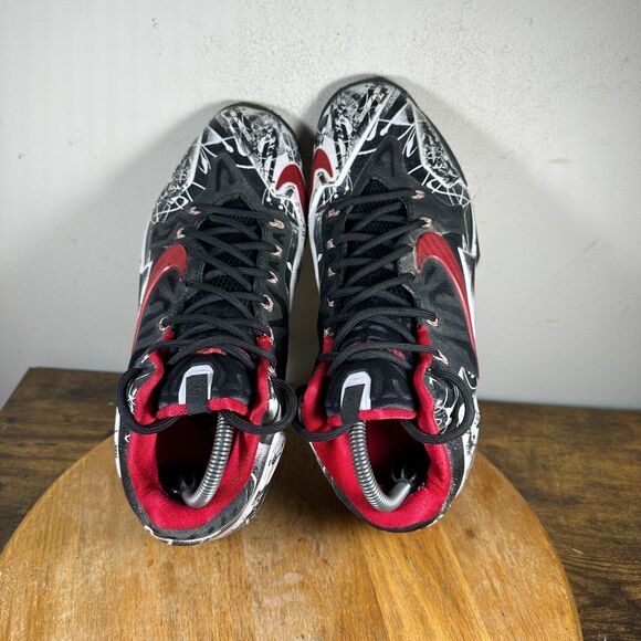 Nike LeBron XI 11 Graffiti Multicolored Red 616175-100 Rare Shoe Men's Size 9.5 - Picture 6 of 8